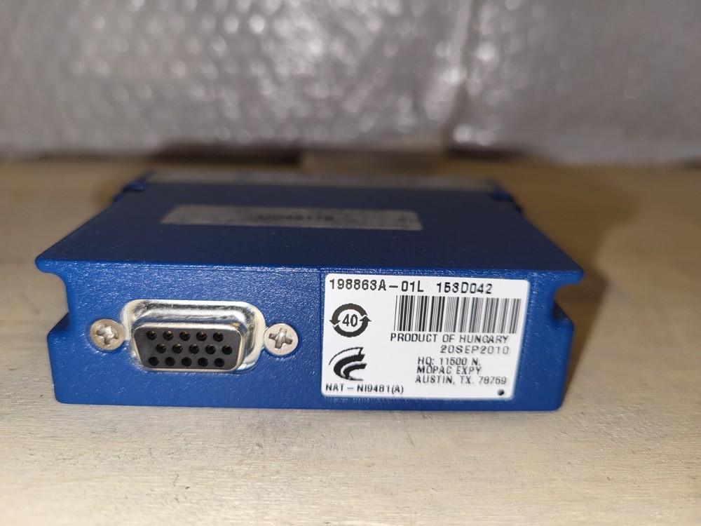 National Instruments NI 9481 4-Ch Form A Electromechanical Relay Module