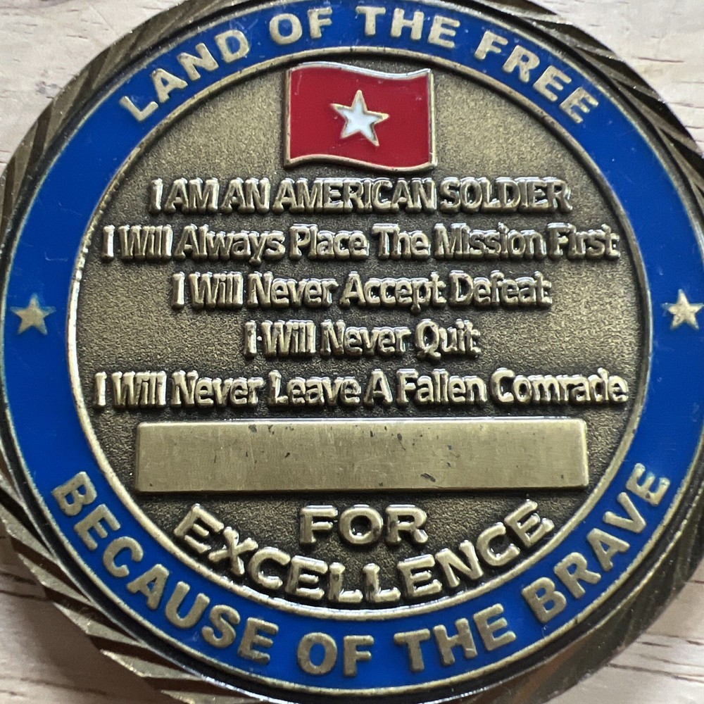 U.S. Army North deputy commanding general challenge coin