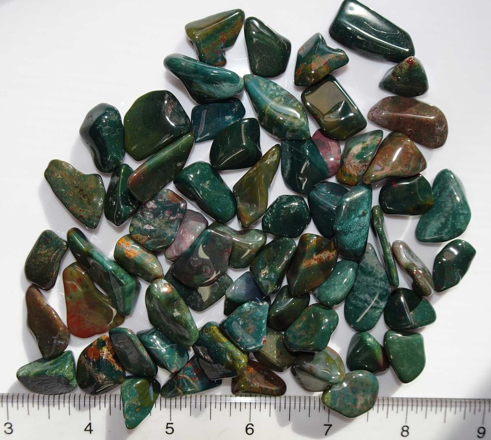 Fancy Jasper - 5 ounces Medium/Small Tumbled Stones rt545b