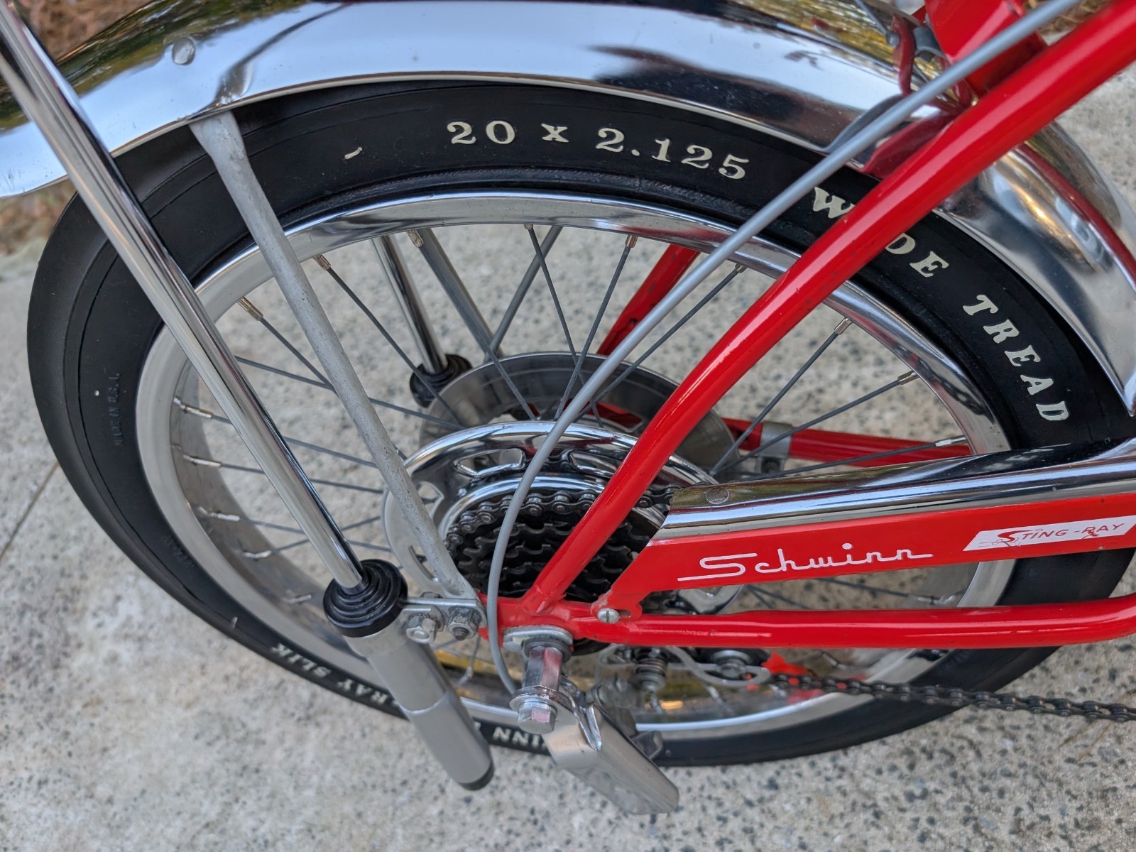 SCHWINN 1973 SUNSET ORANGE KRATE Bicycle 5 speed STINGRAY 20 inch Bike ORIGINAL