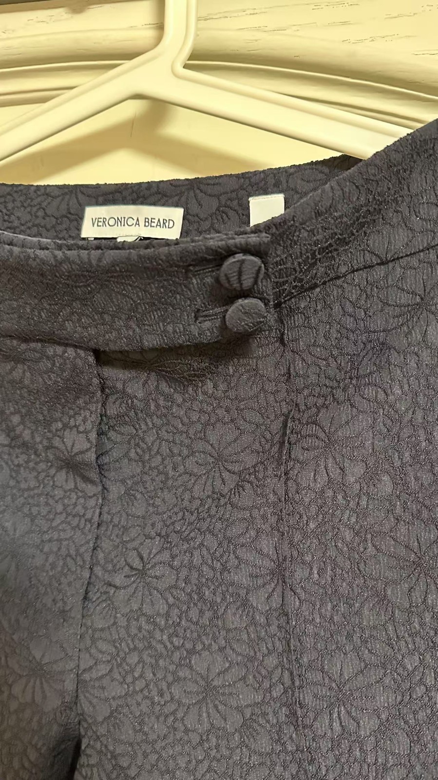 NEW VERONICA BEARD Dell Jacquard Pant Navy 0-12