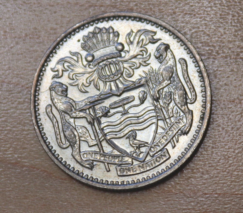 1985 Guyana 25 Cents