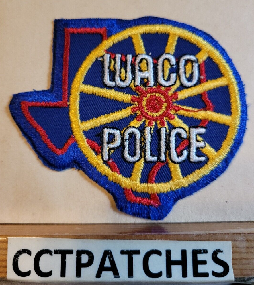 WACO, TEXAS POLICE SHOULDER PATCH TX