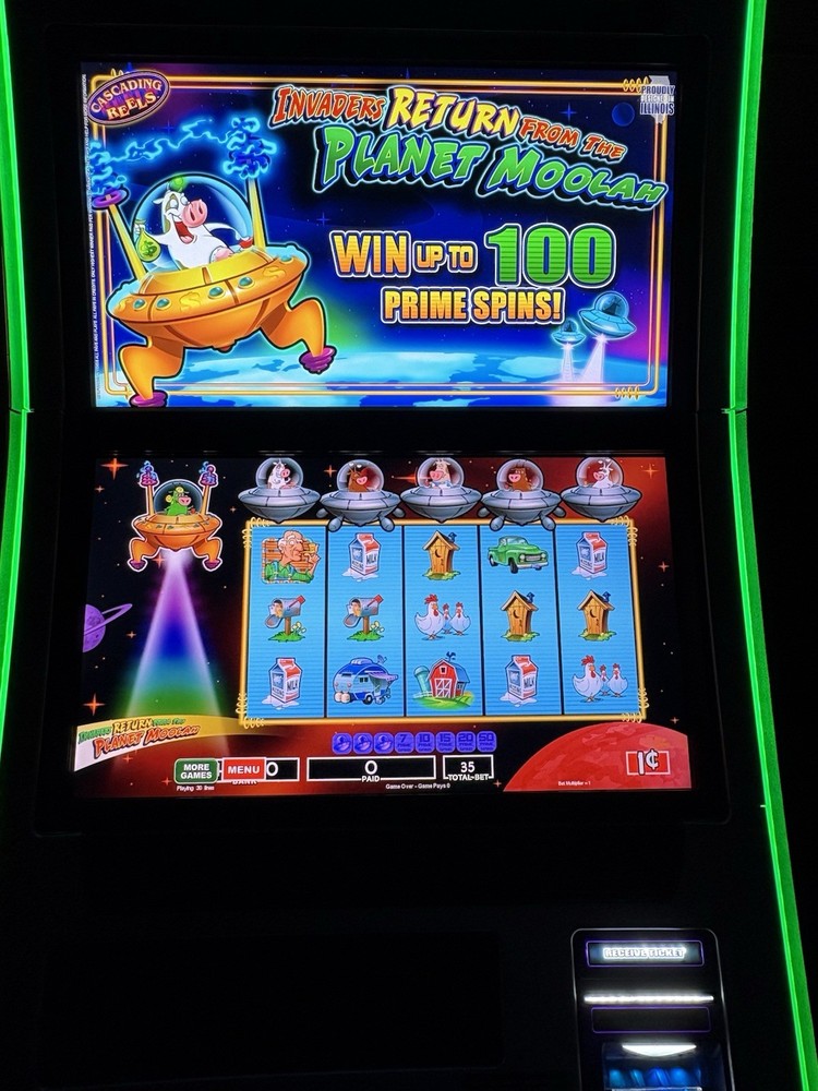 WMS BB3 INVADERS RETURN PLANET MOOLAH MULTIPLE GAME SLOT MACHINE SOFTWARE TESTED