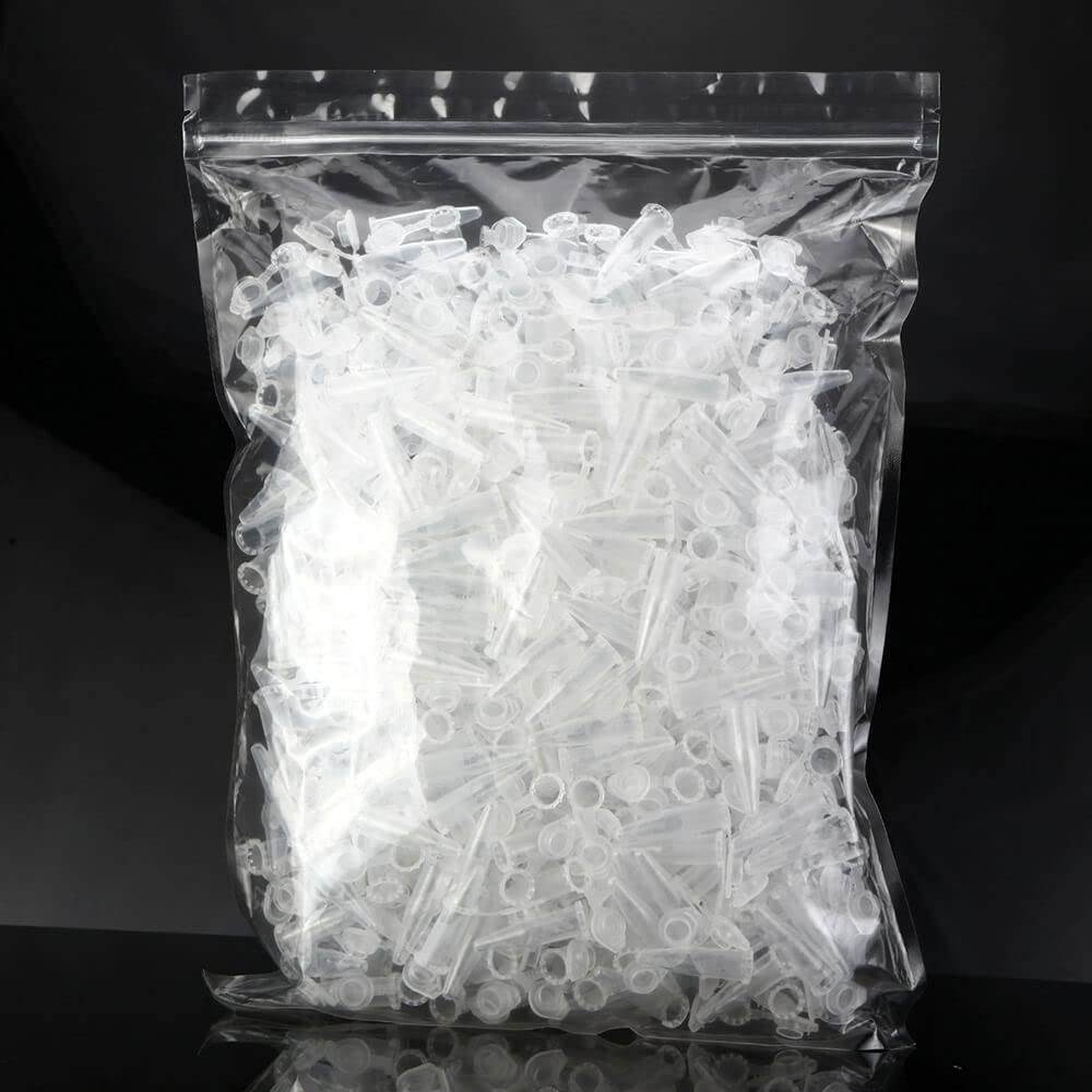 500 Sterilized 1.5ml Microcentrifuge Tubes - Precise Scale for Accurate Sampling