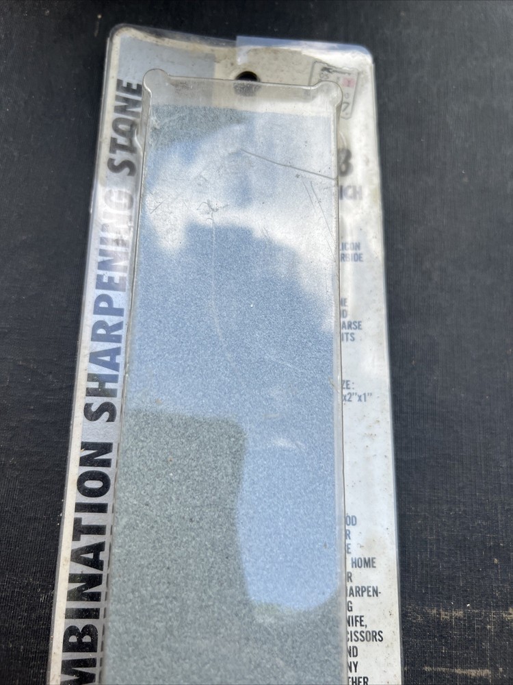 2 Sided 8 Inch Sharpening Stone NOS