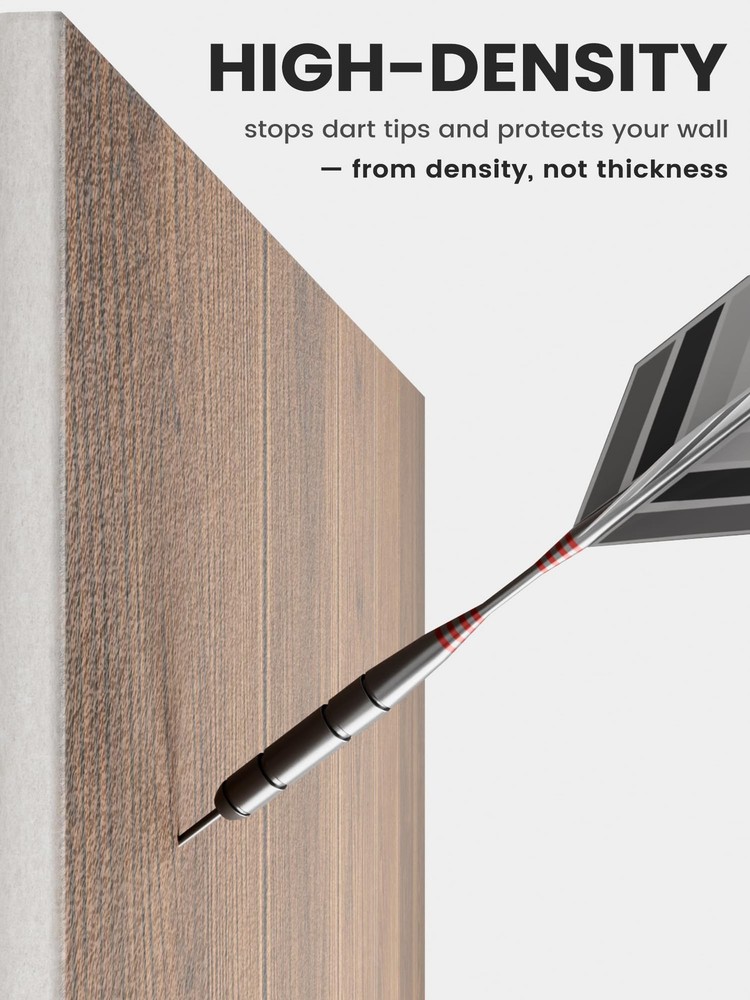 Fluxynara Felt Dart Board Wall Protector Foldable Backboard Square Surround Prot