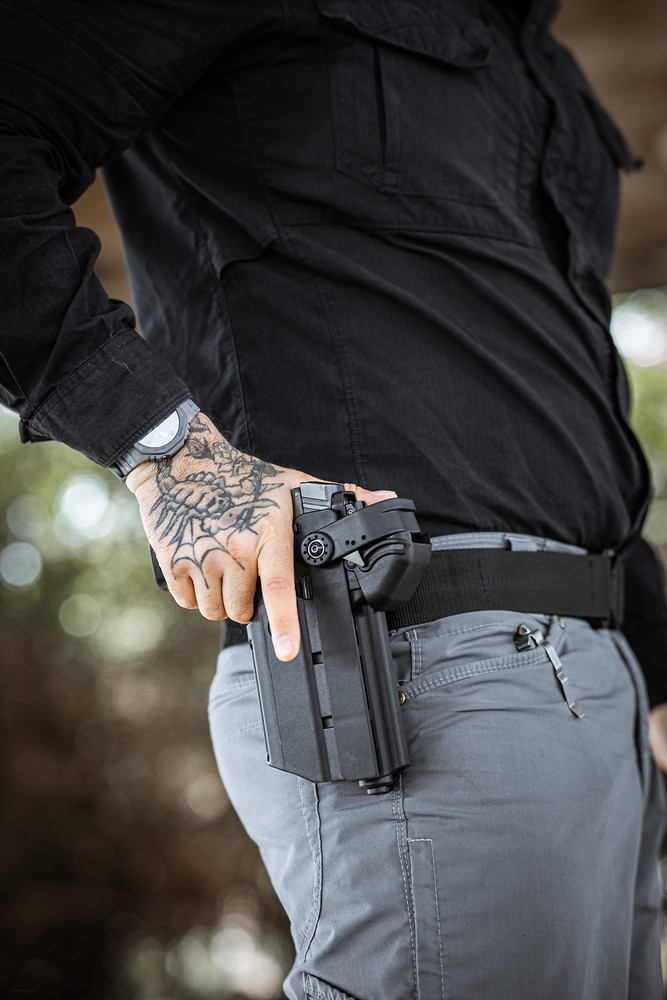 Orpaz Glock 45 T40PRO Medium Light Holster, Paddle