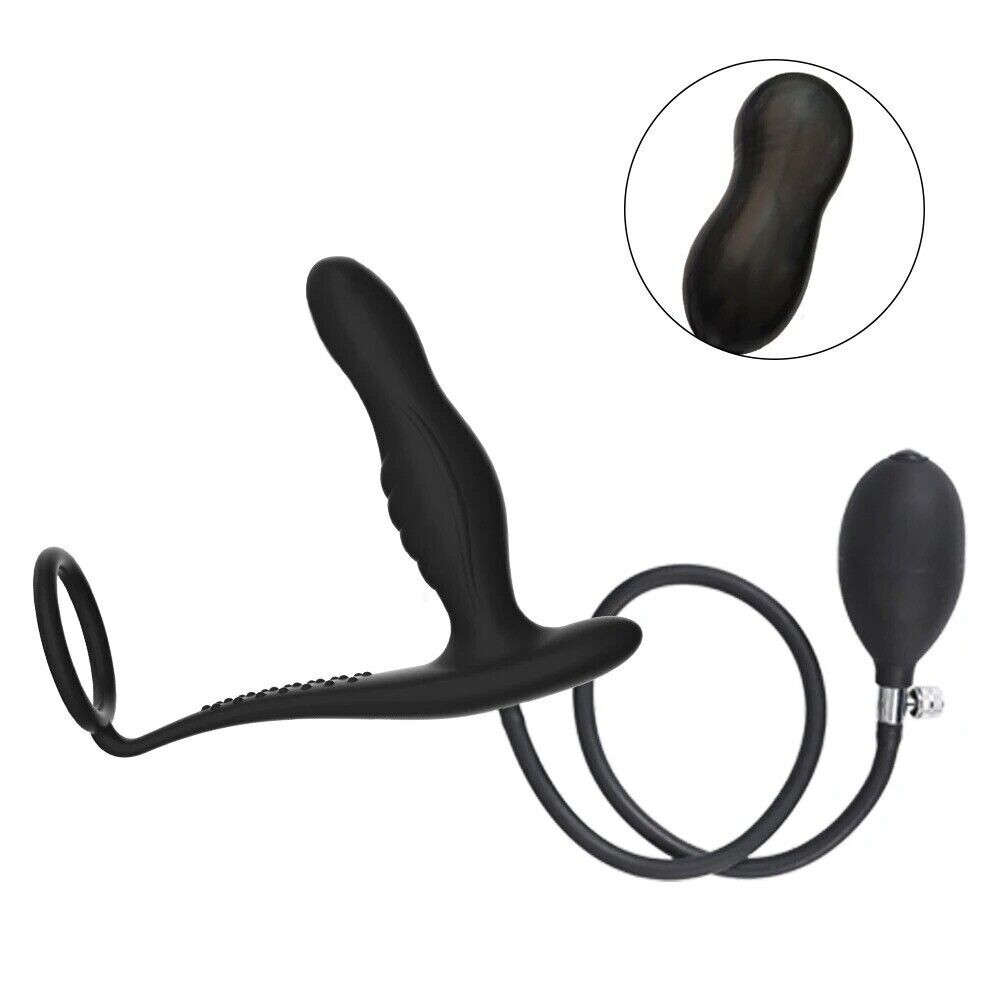 Silicone Spreader Dilator Expander Plug Inflatable Extreme Chastity for Couple