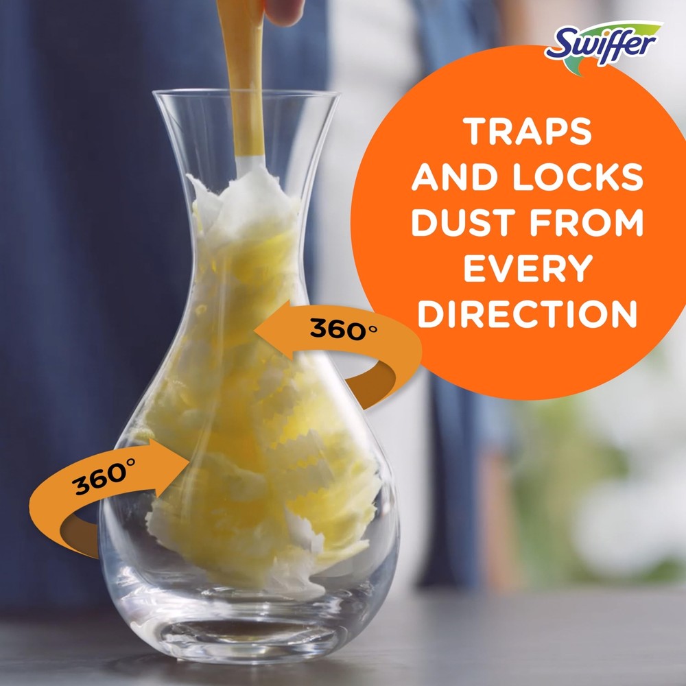 Swiffer Dusters Heavy Duty Pet Multi-Surface Duster Refills for Cleaning, Wit...