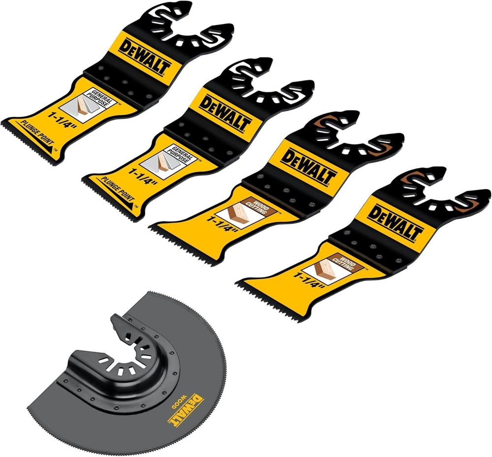 Oscillating Tool Blade General Purpose Assortment 5 Piece Set