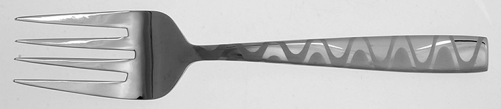 Oneida Silver Entwine  Cold Meat Serving Fork 7863351