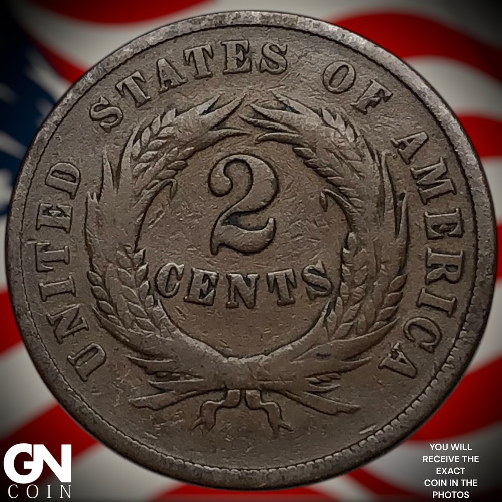 1865 2 Cent Piece Z6190