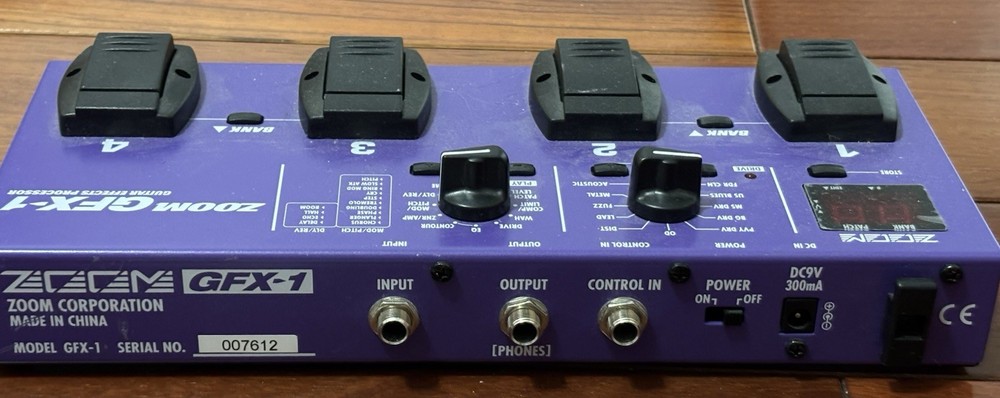 Zoom GFX-1 Guitar Effects Processor