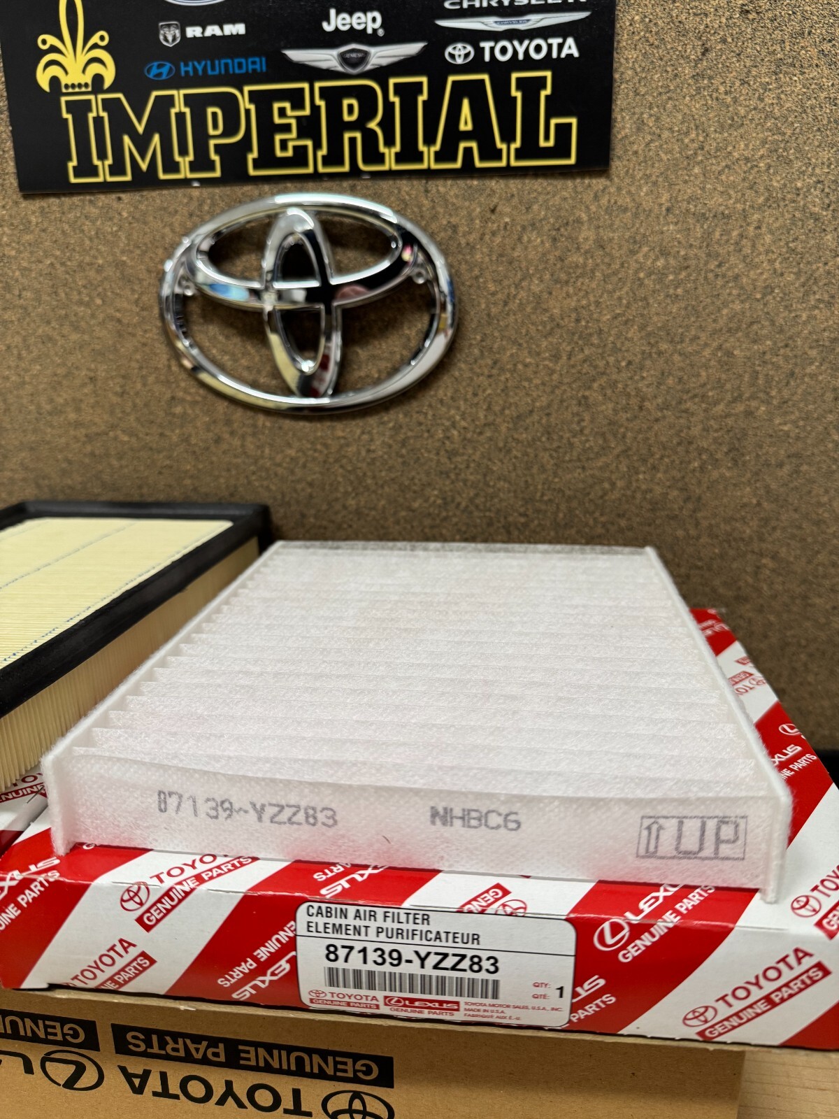 2021-2025 TOYOTA SIENNA 2.5L HYBRID A25AFXS ENGINE AIR FILTER & CABIN AIR FILTER