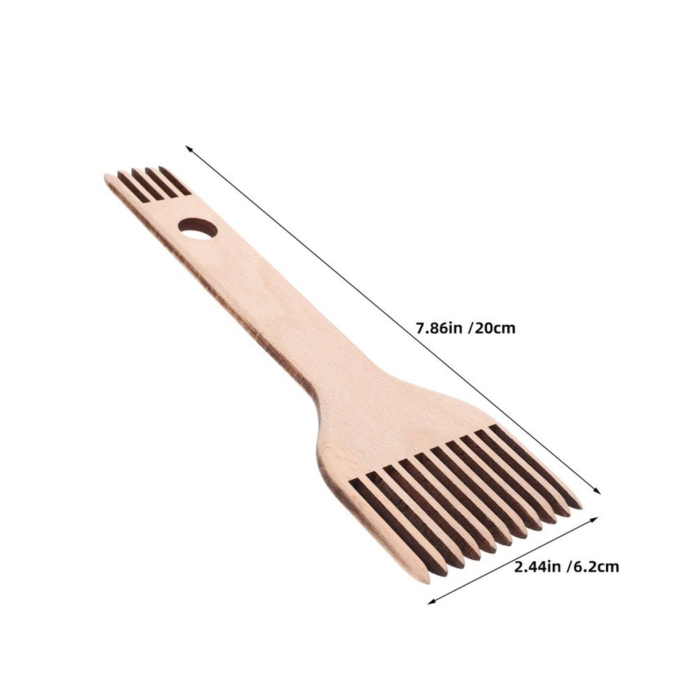 2 Pcs Loom Set Weaving Tools Tapestry Comb Knitting Machine Combs