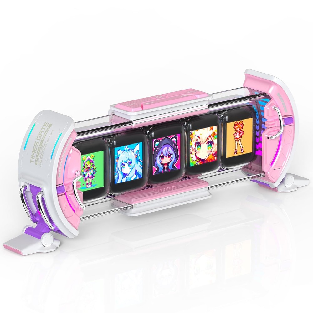 Times Gate - Cute Gaming Digital Clock with Smart App-Controlled, Support Wea...