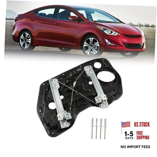 Power Window Regulator without Motor Replacement for Elantra 2011-2016 Front