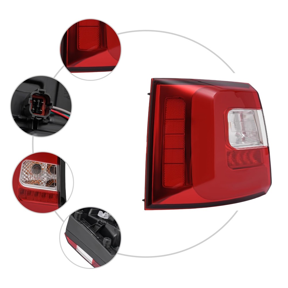 LED Outer Tail Light for 2013-2015 Sorento 92402-2P500 Left Driver Side