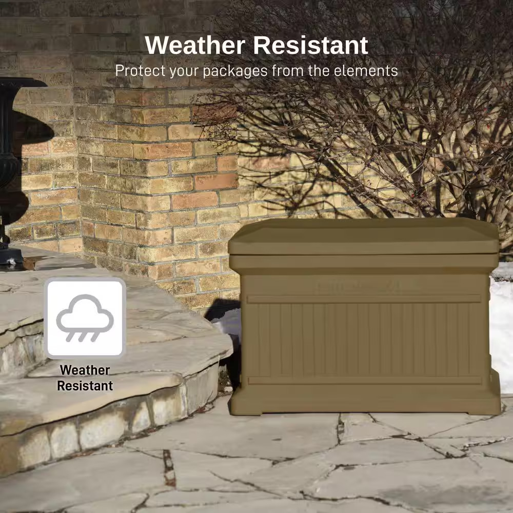 Parcelwirx Oak Horizontal Package Delivery Box