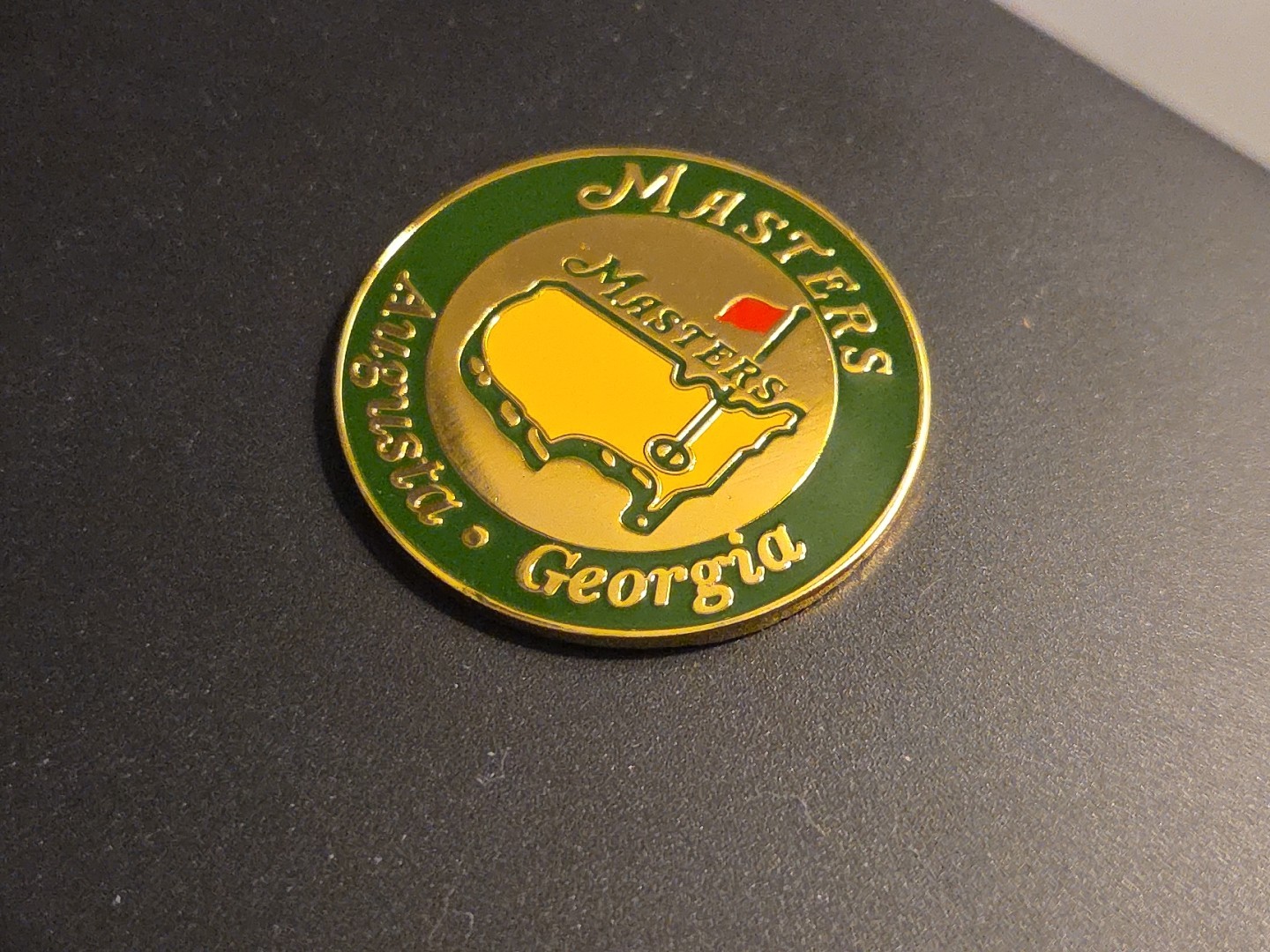 Masters- Augusta National Golf Ball Marker- Jumbo Size -Highest Quality !!