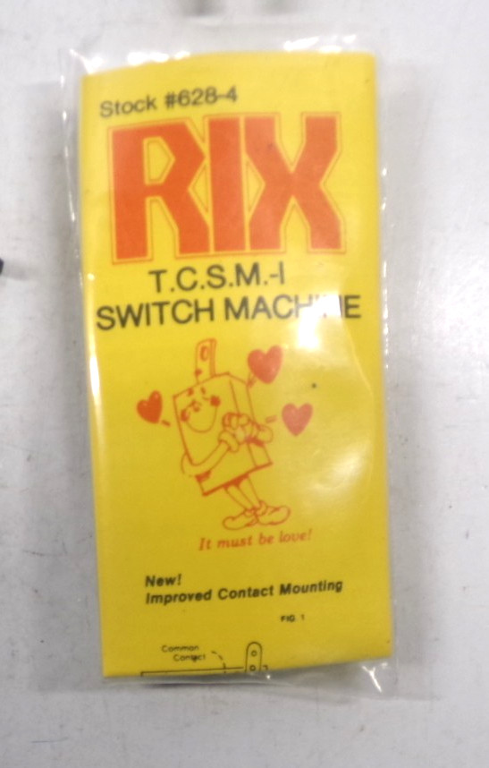 (9) HO Rix switch machines (lot 0336)