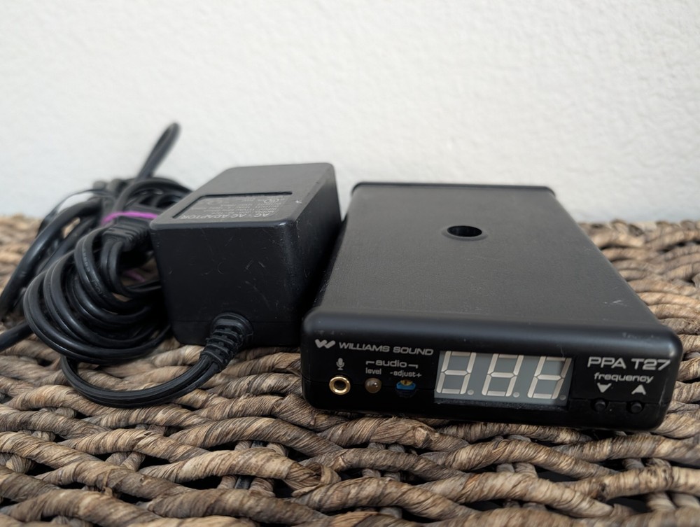 Williams Sound PPA T27 Personal PA Compact FM Transmitter Base Station