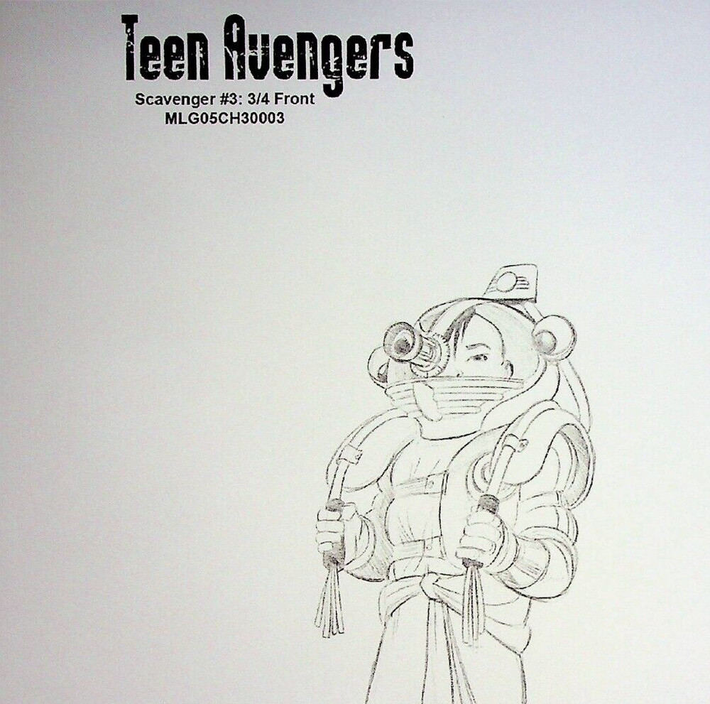 Young Avengers 2013 Production Model Cel Layout Copy Marvel Comics #HV