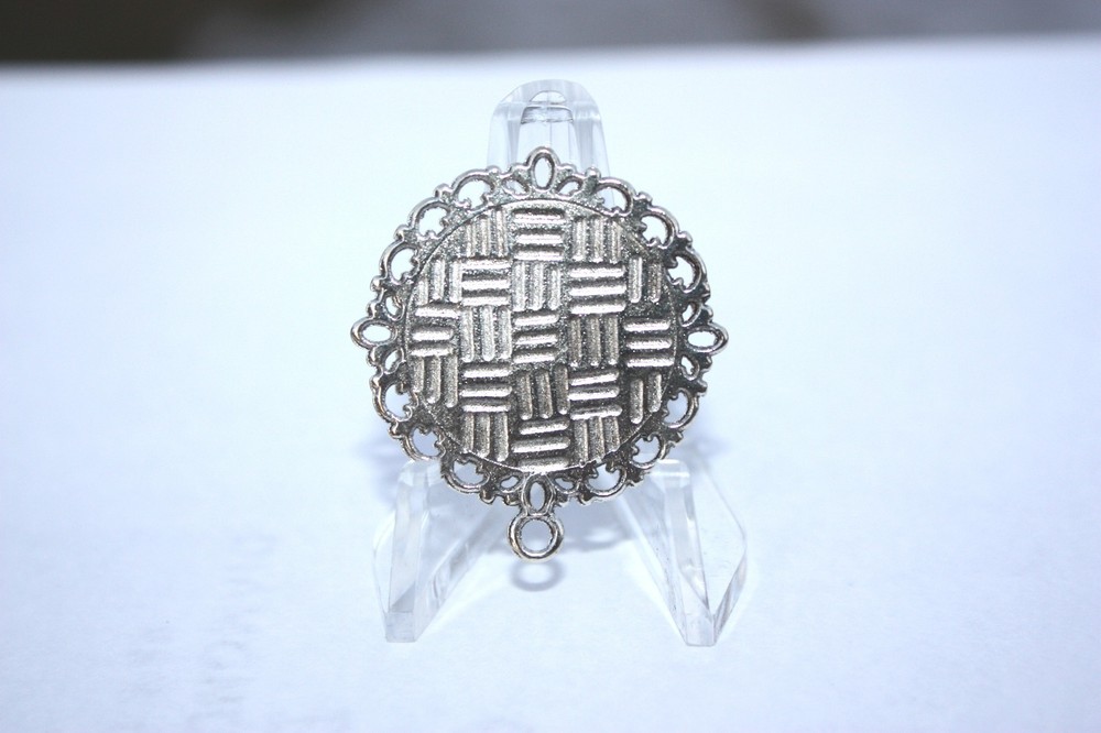 Custom Silver Rosary Center Part/Color /Rosary Making/St. Jude