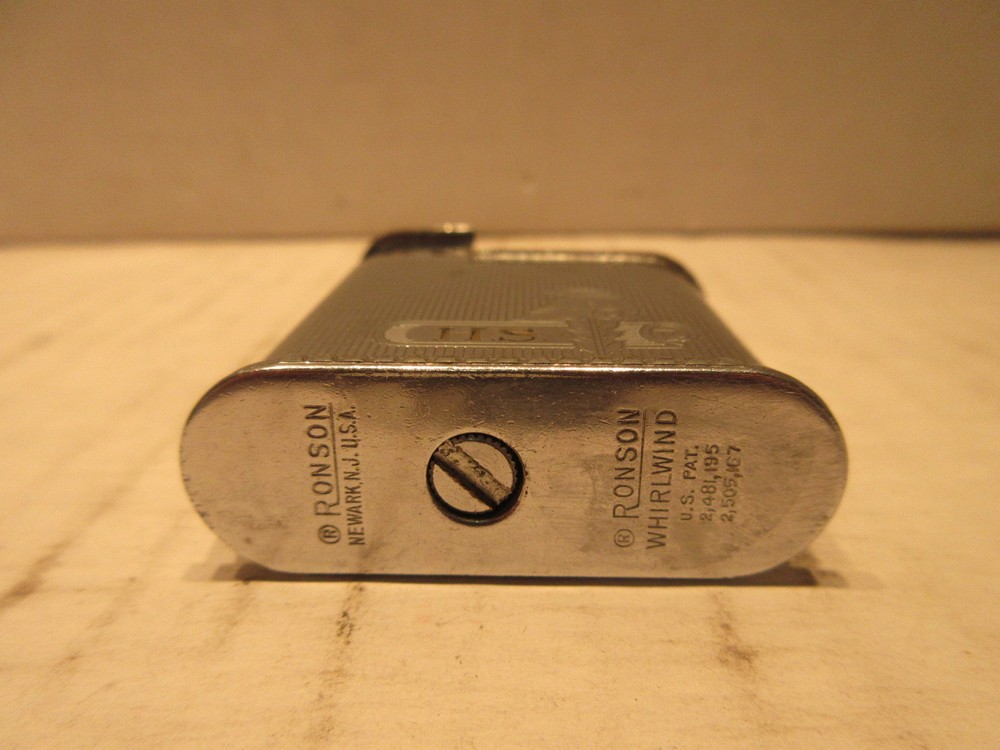 Ronson Whirlwind Slide Up Screen Lighter Twist Bottom