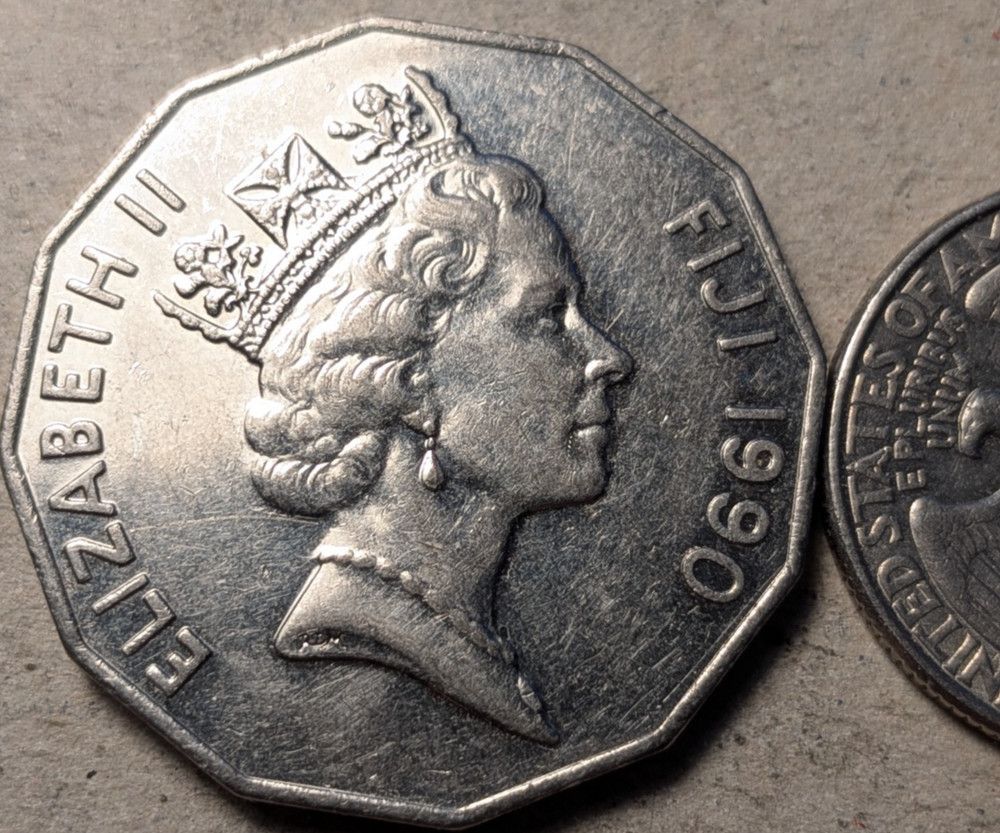 Fiji 50 cents 1990