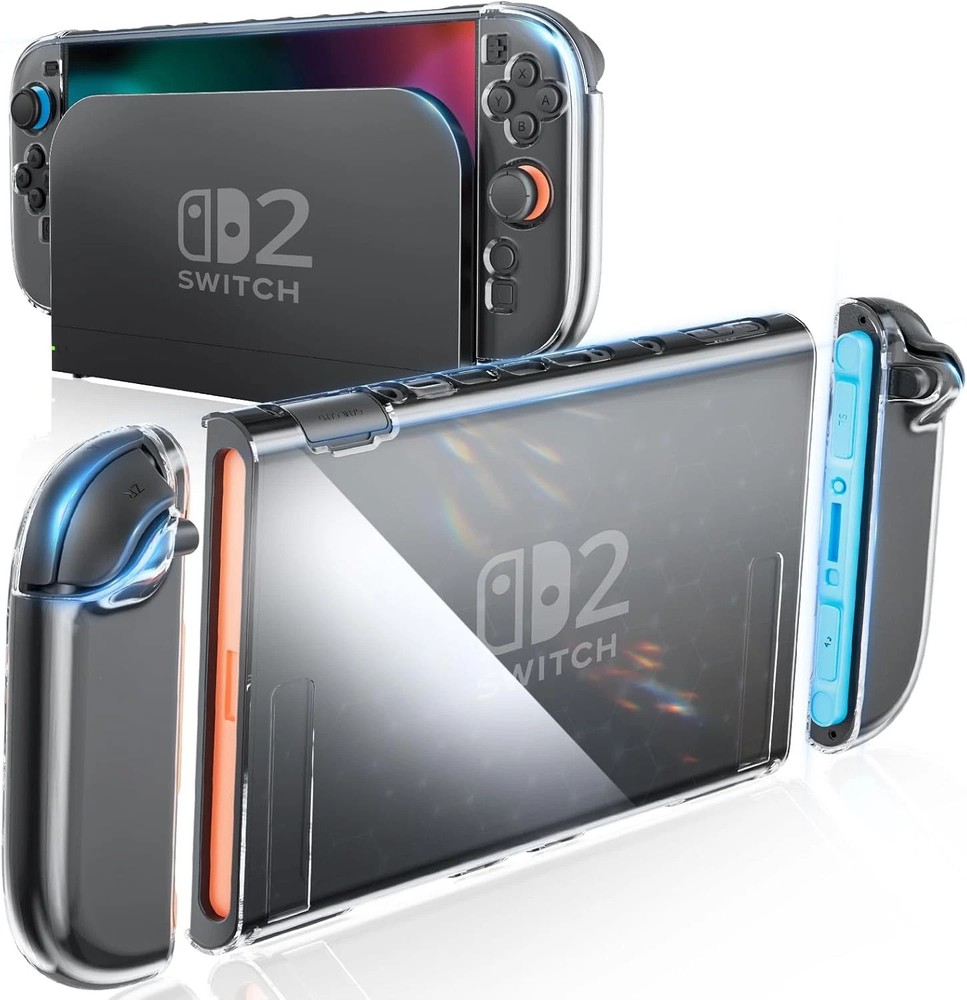 Clear Cover Case for Nintendo Switch 2 PC Protective Case for Nintendo Switch 2
