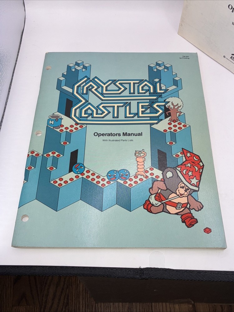 ATARI Crystal Castles Operator's Manual & Schematic Package Supplement 1983 FD13