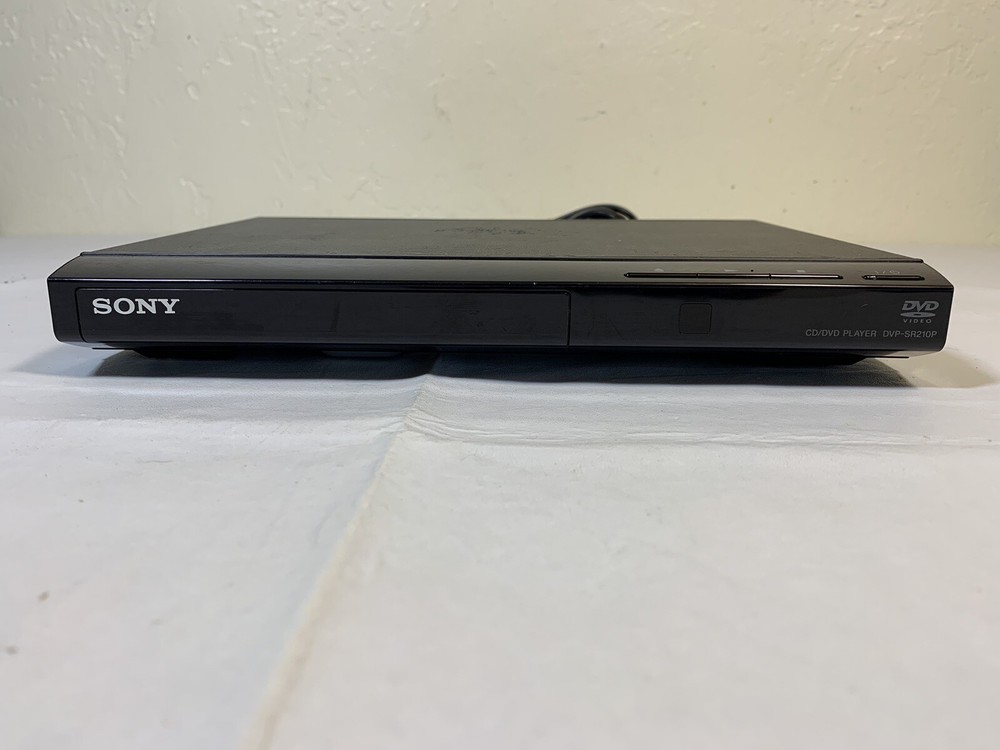SONY DVP-SR210P Progressive Scan CD/DVD Player with Remote - Works