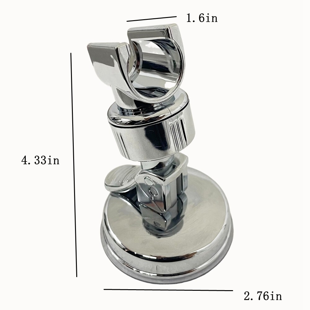 Adjustable Shower Head Holder Suction Cup Handheld Wall Mount Bathroom Bracket