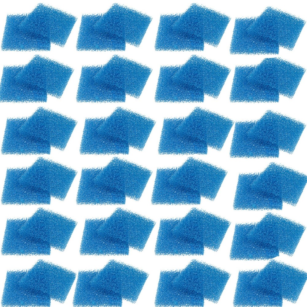 100 pcs Aquarium Replacement Filter Sponge Foam Pads