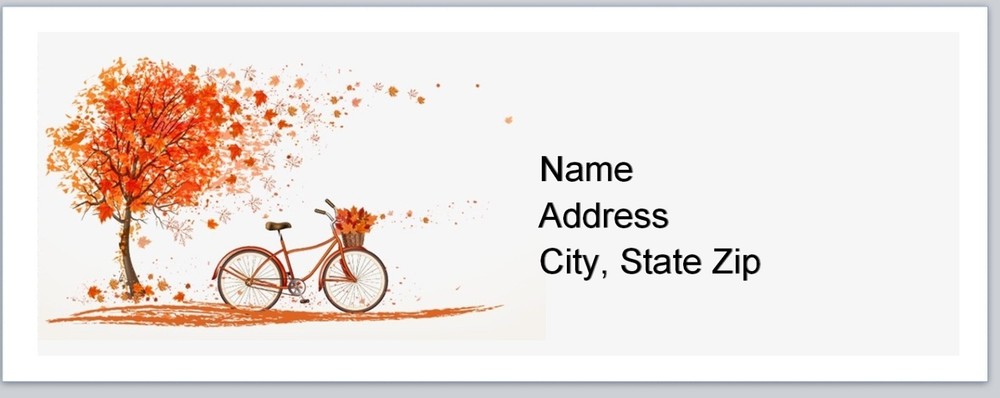 Personalized Address Labels Fall Autumn (P 121)