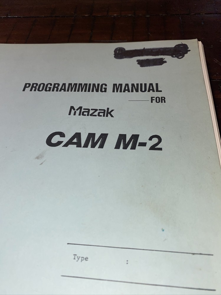 Mazak Programming Manual for Mazatrol Cam M-2