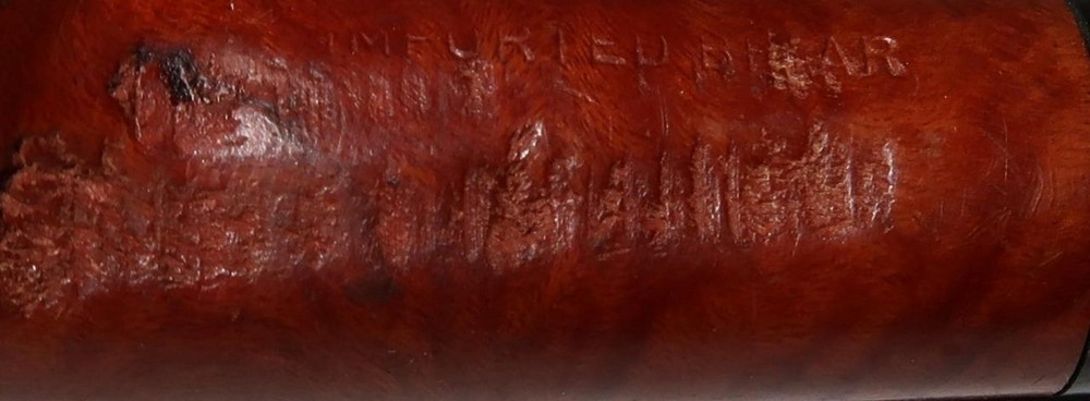 Imported Briar Tobacco Pipe, 5 1/4"