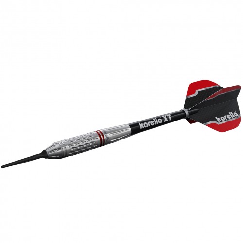 Karella Commander Soft Darts - Silver - 90% Tungsten - 19g