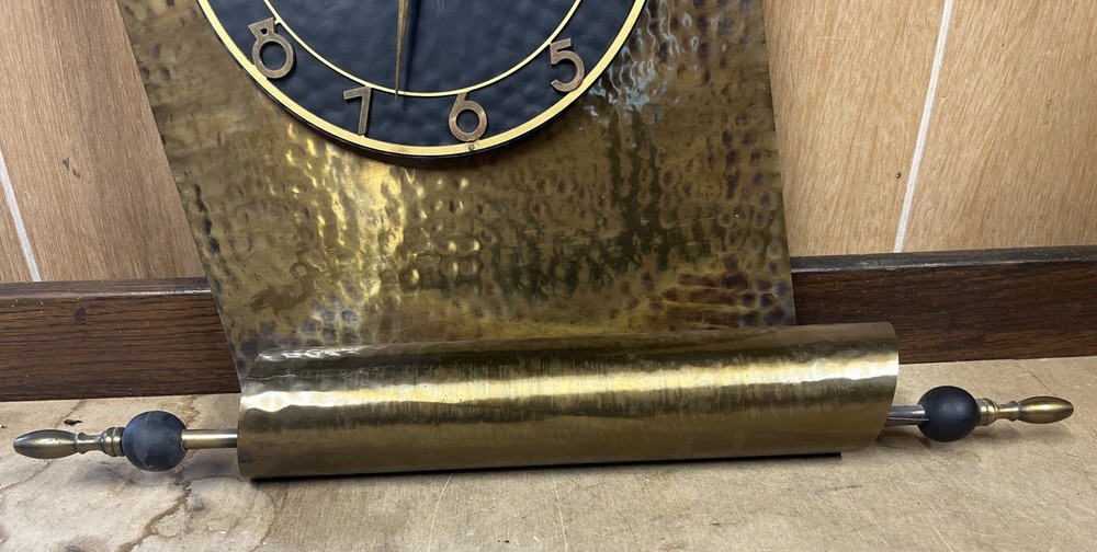 MCM Wind Up Wall Clock - Scroll Design