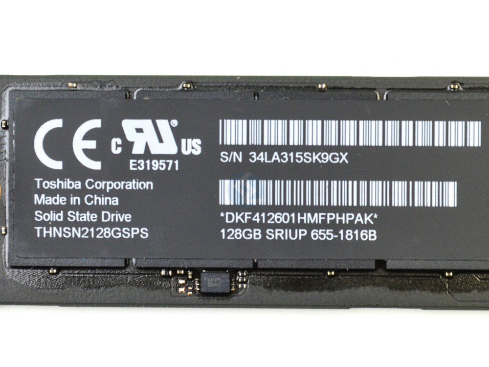 SSD Solid State Drive128GB 655-1837C for MacBook Pro 13" A1502 2015 MF841LL/A*