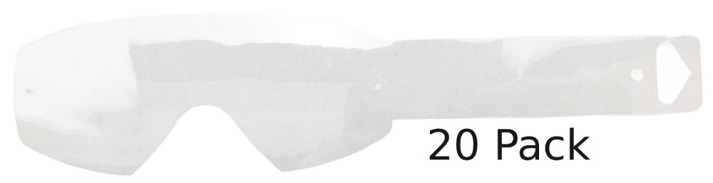 Blur B-2 Goggle Tear-Offs 20-Pack Clear