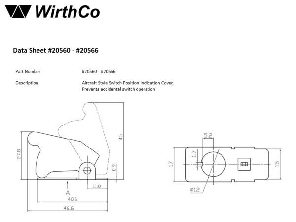 WirthCo 20563 - Toggle Switch Cover