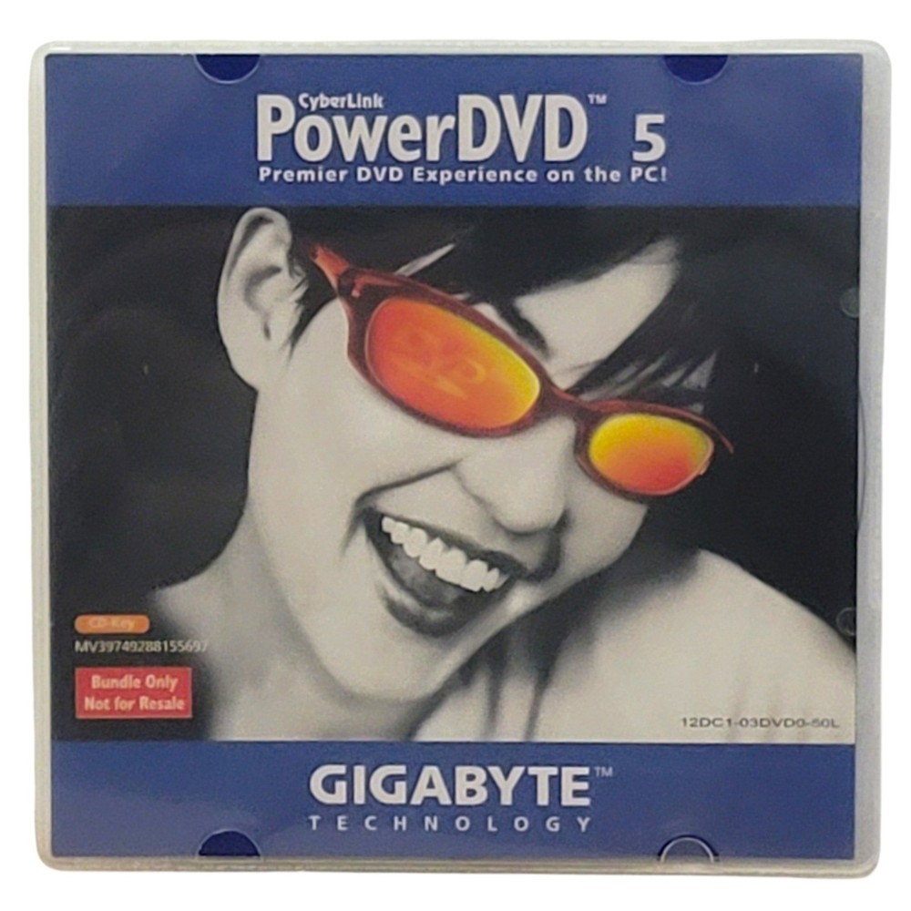 CyberLink PowerDVD 5 CD ROM