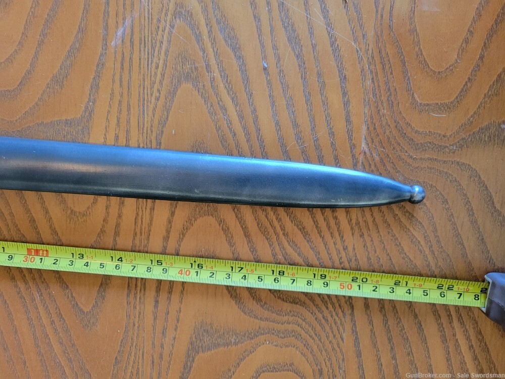 Modified Eagle Head Bowie Knife with Scabbard and Frog Used