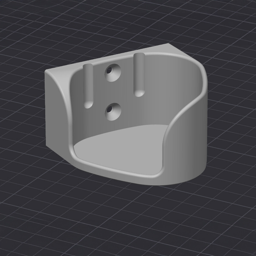 Vertical Wall Mount for Sonos Roam Bluetooth Speaker Mounting Bracket - White