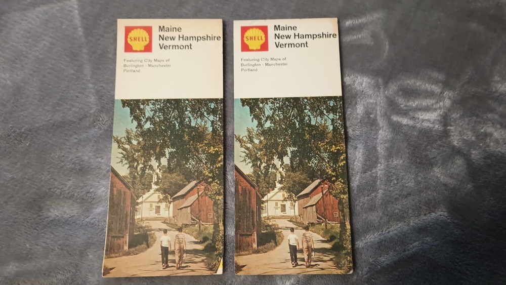 Shell Gasoline 1969 Road Maps