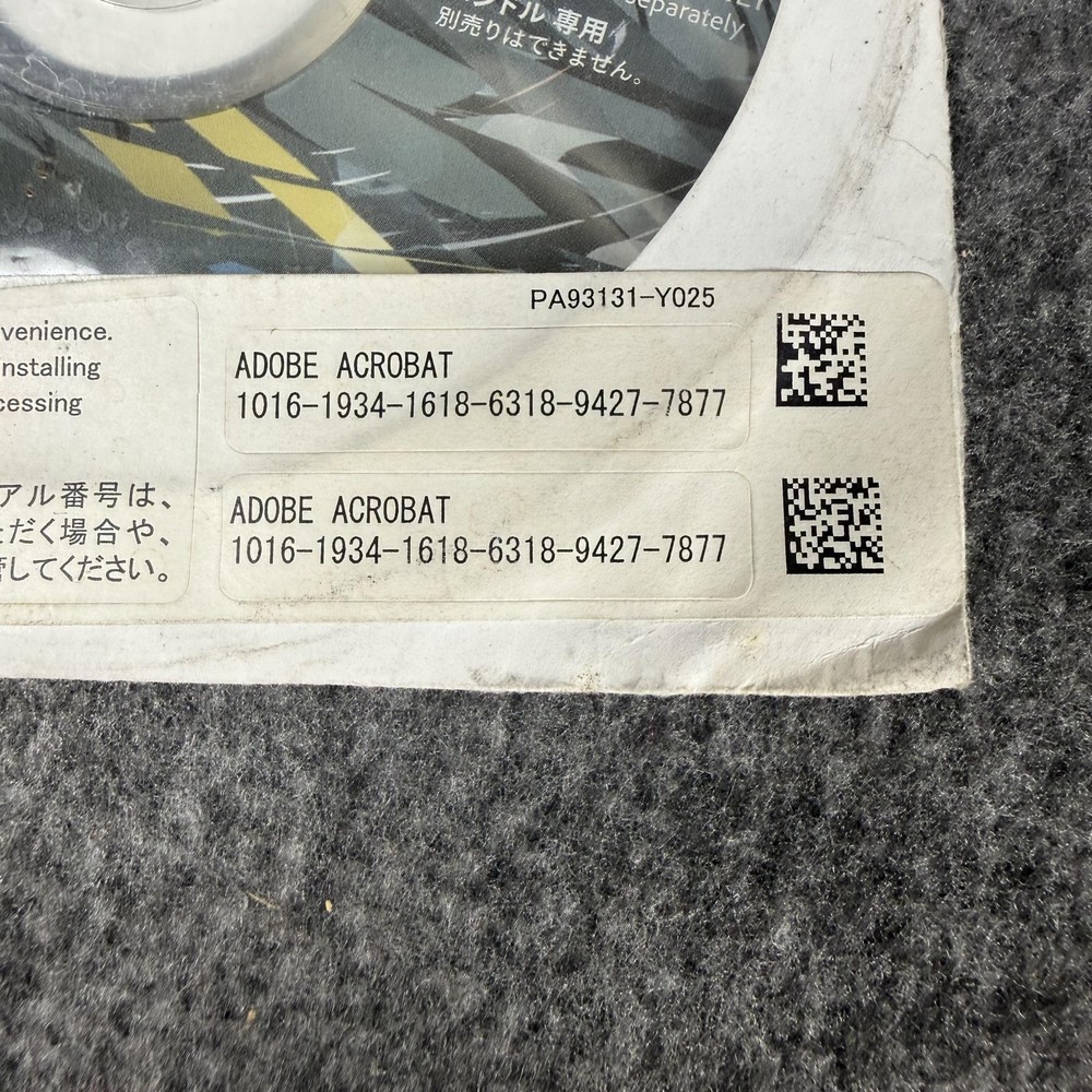 Adobe Acrobat XI Standard Windows DVD-ROM Install Disc For Bundles Only Software