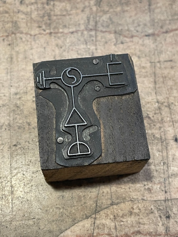 Printing Letterpress Printers Block Electrical Circuit Schematic (1247)